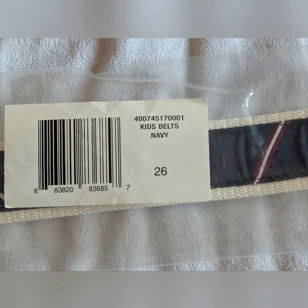 Kids Polo Ralph Lauren Canvas And Ribbon Belt Size 26